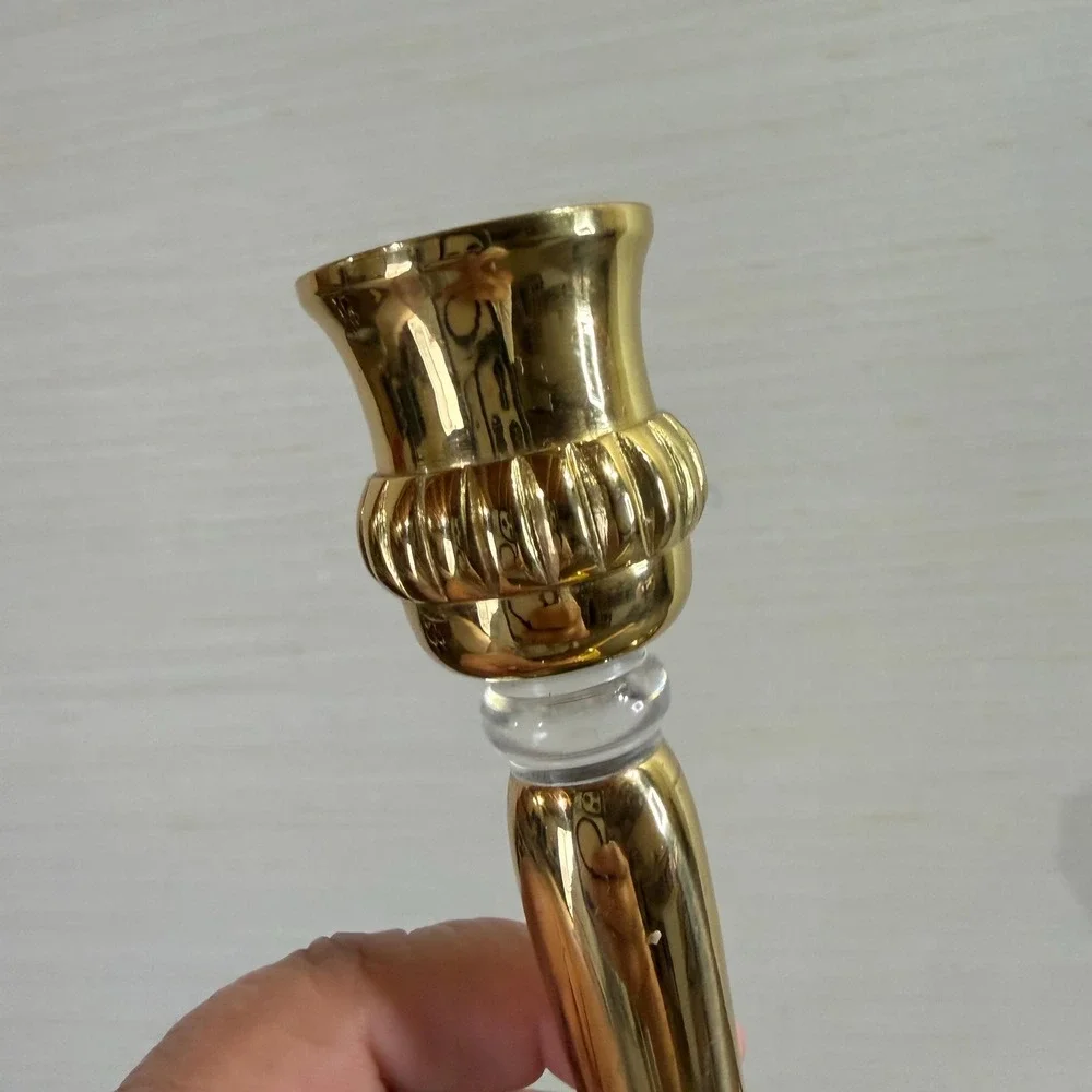 Solid Brass Taper Candle Holders (2) VTG 90s PartyLite Richmond Candlesticks - Picture 9 of 15